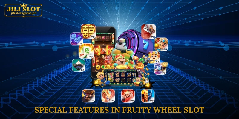 Special Features in Fruity Wheel Slot