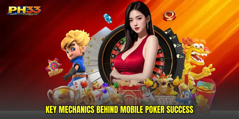 Key mechanics behind mobile poker success